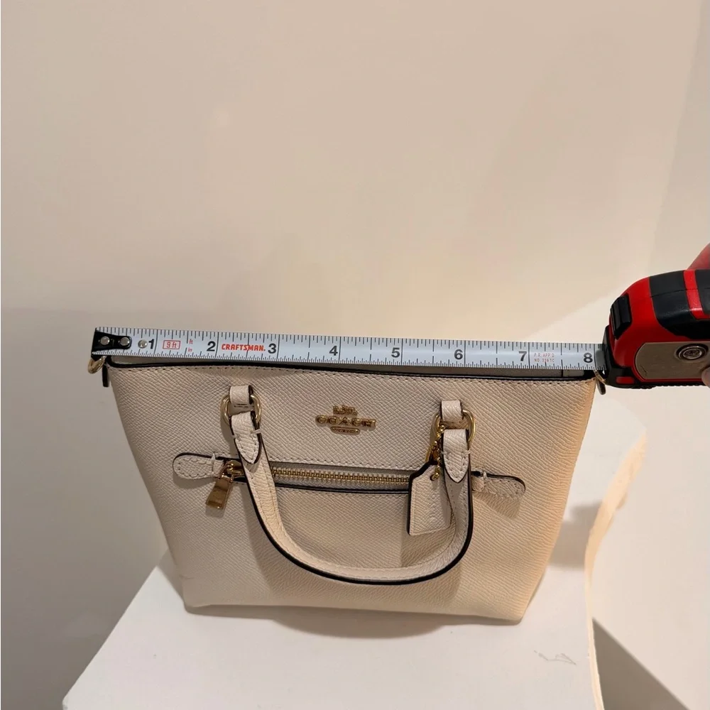 Coach Ivory/White Mini Purse - Picture 5 of 6